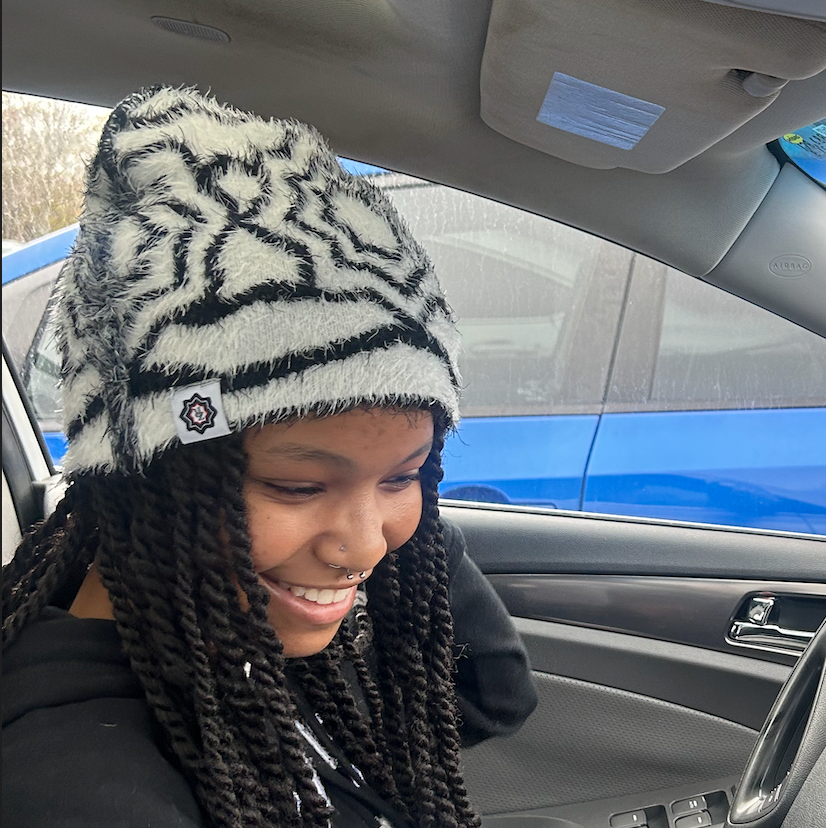 Fur Chrome Beanie